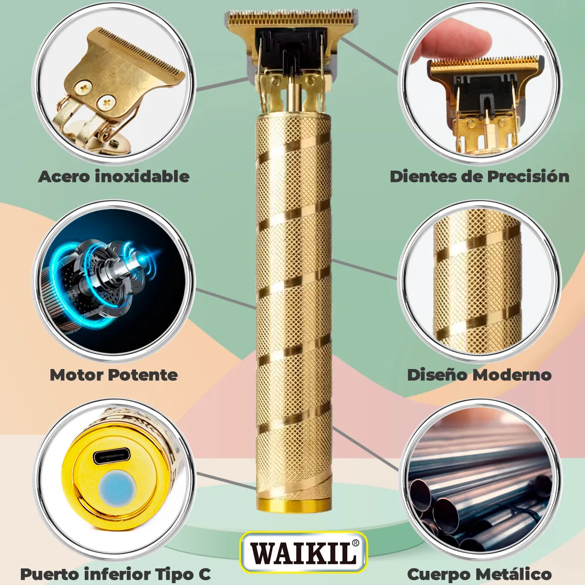 WAIKIL Máquina Afeitar Espiral - Imagen 2
