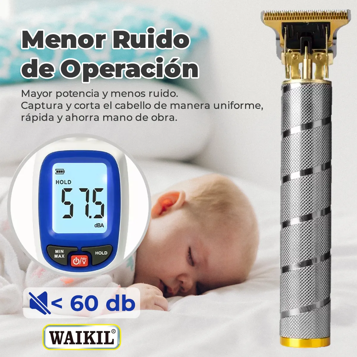 WAIKIL Máquina Afeitar Espiral - Imagen 4