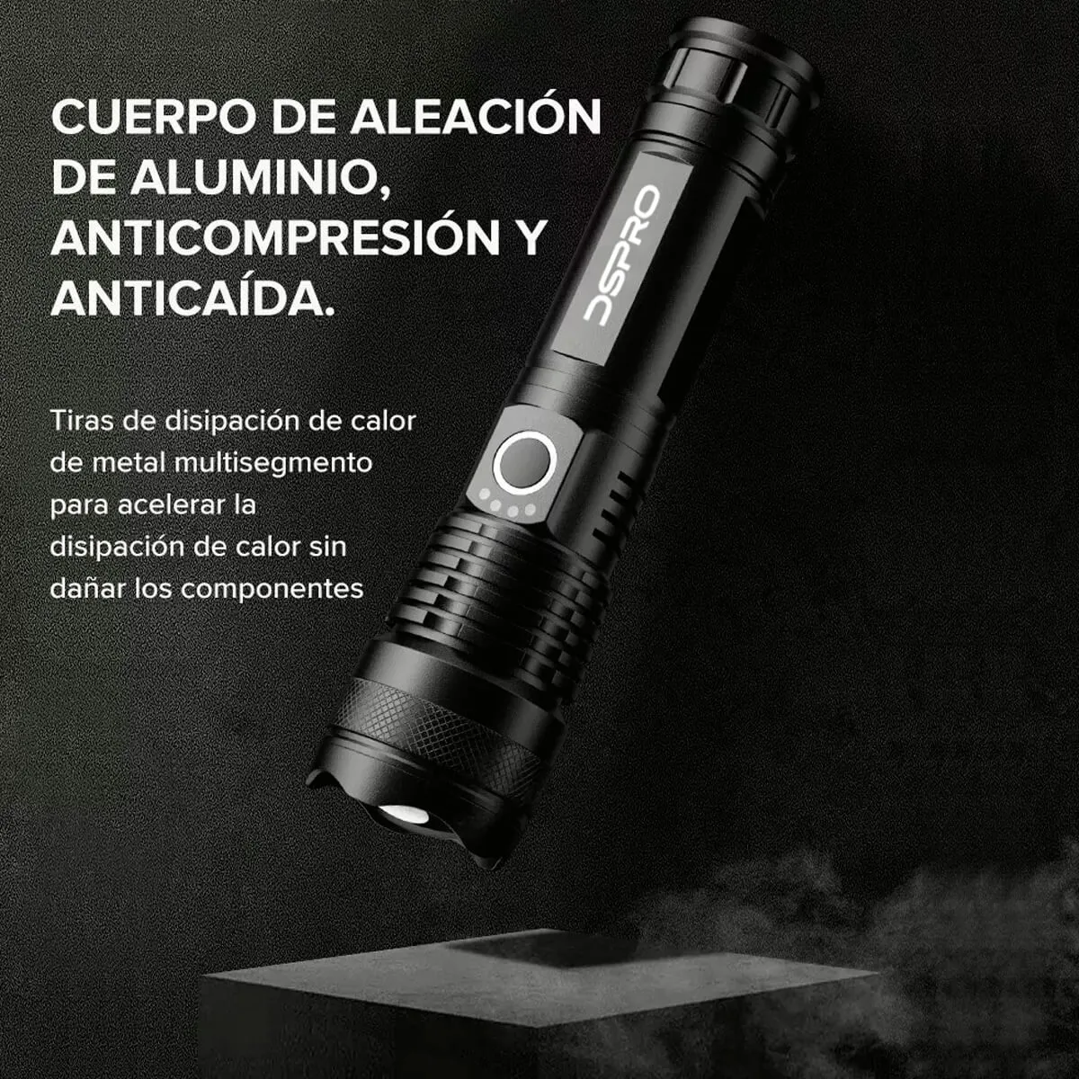 DSPRO Linterna Potente 2000 LM - Imagen 7