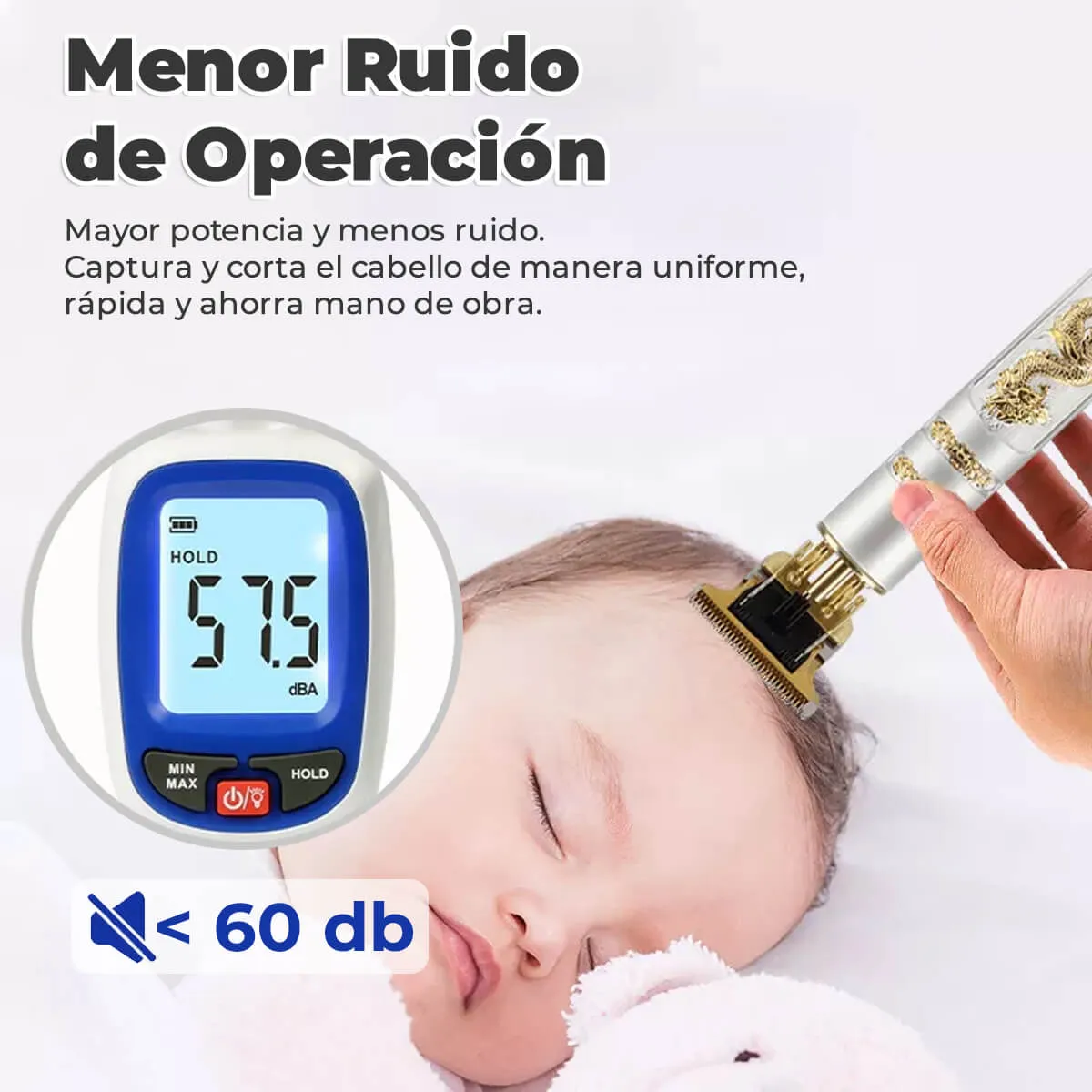 Patillera Vintage Recargable Trimmer - Imagen 5