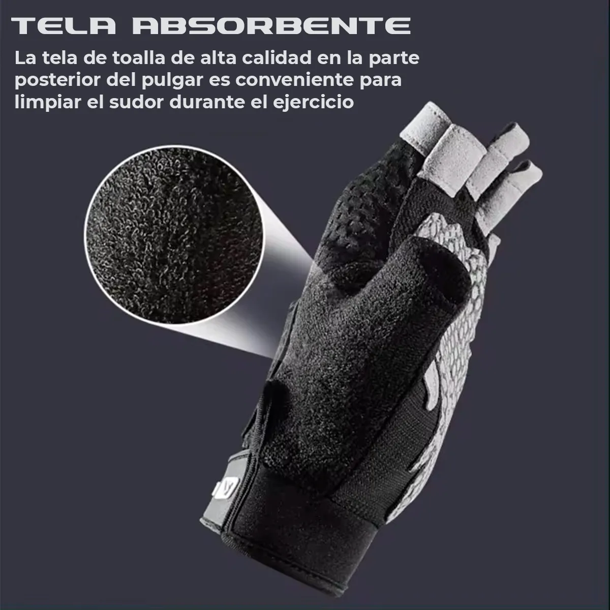 DSPRO Guantes Fitness - Imagen 5