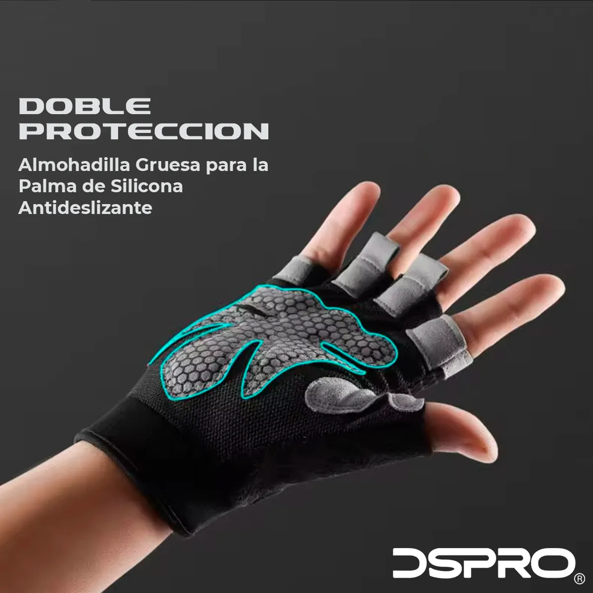 DSPRO Guantes Fitness - Imagen 7