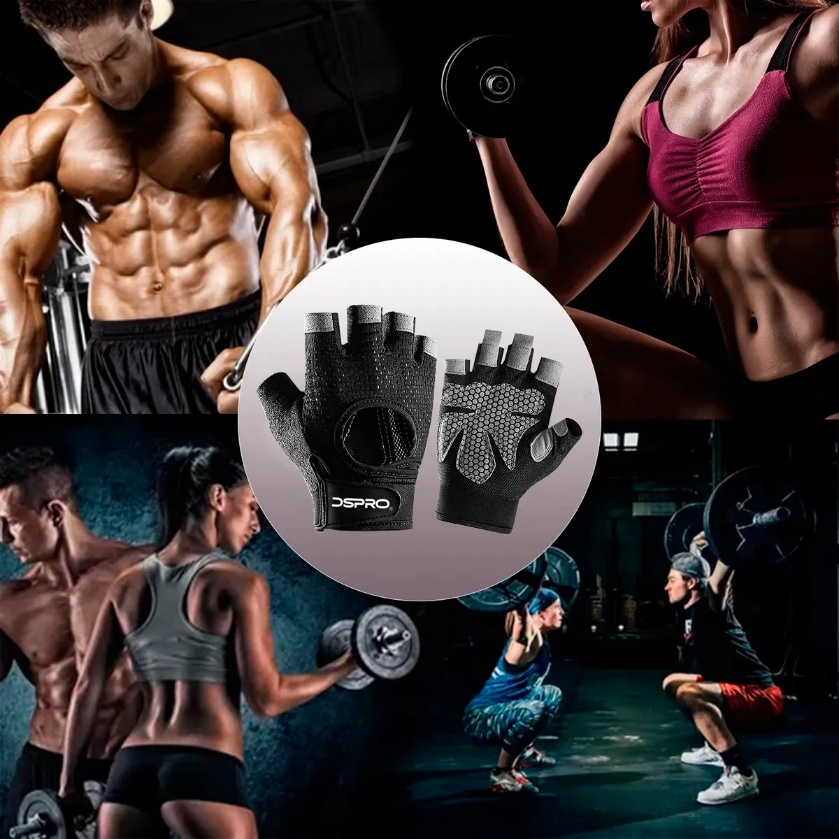 DSPRO Guantes Fitness - Imagen 8