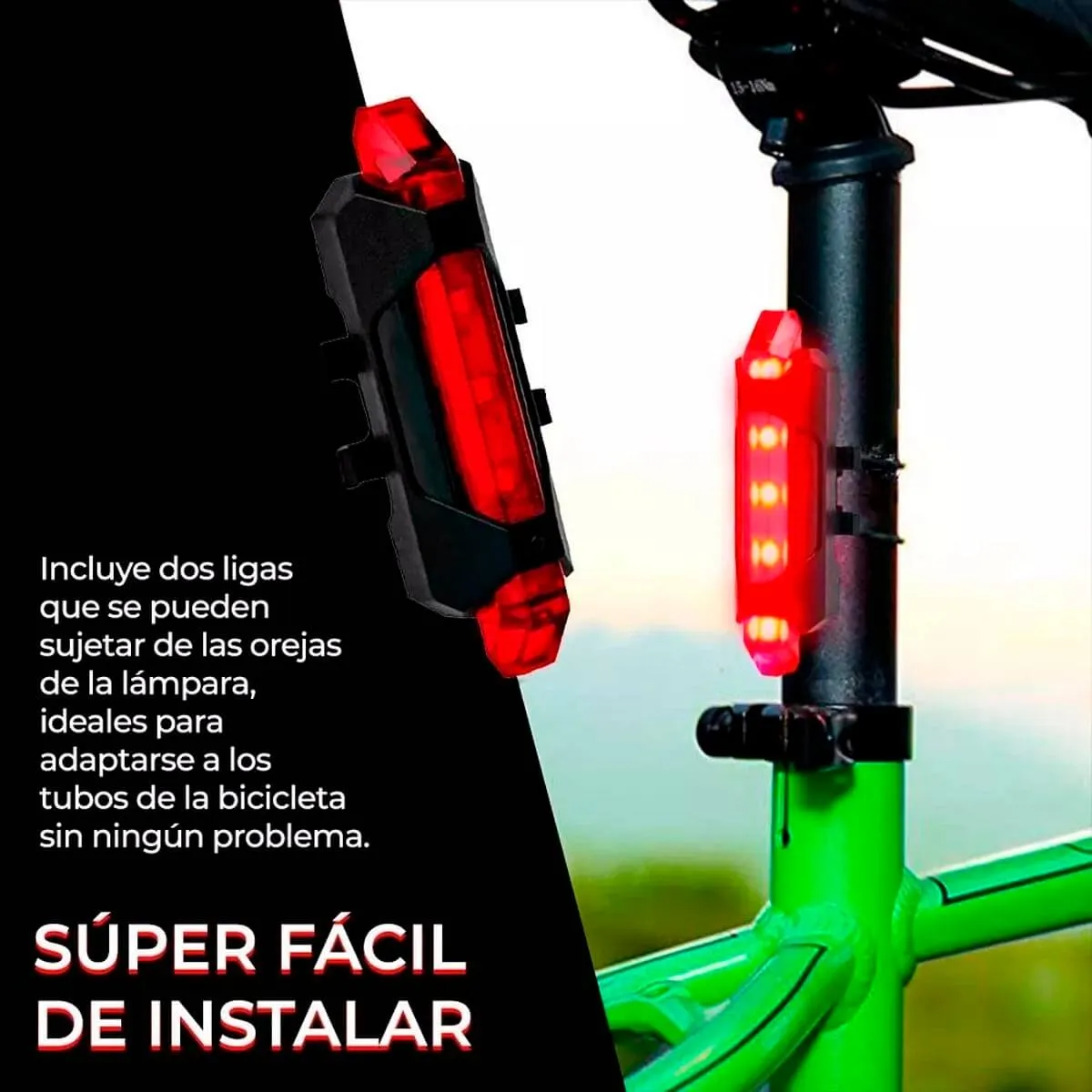 Kit De Luces Para Bicicleta - Imagen 7