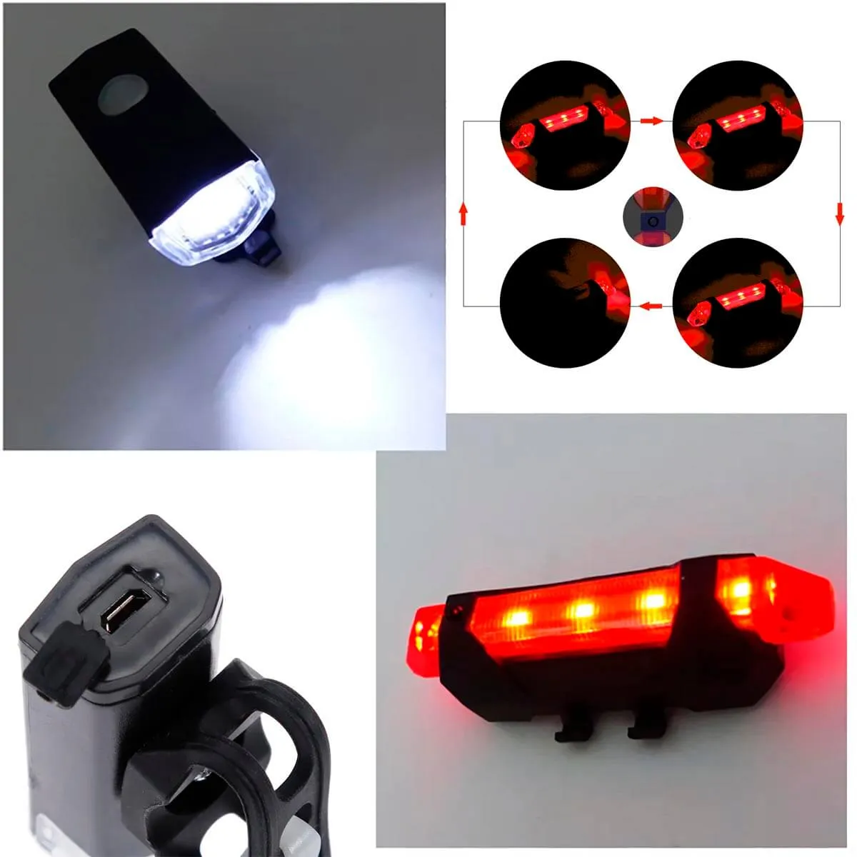 Kit De Luces Para Bicicleta - Imagen 8